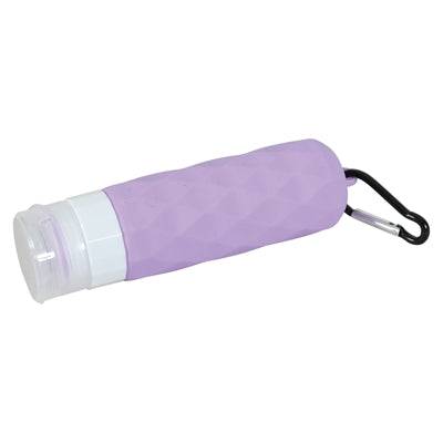 Zolux urine rinse bottle in purple, 4x4x14 cm, for toilettartiklar, with a compact design and ergonomic shape.